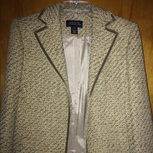 Jones New York Signature Tweed Blazer Jacket